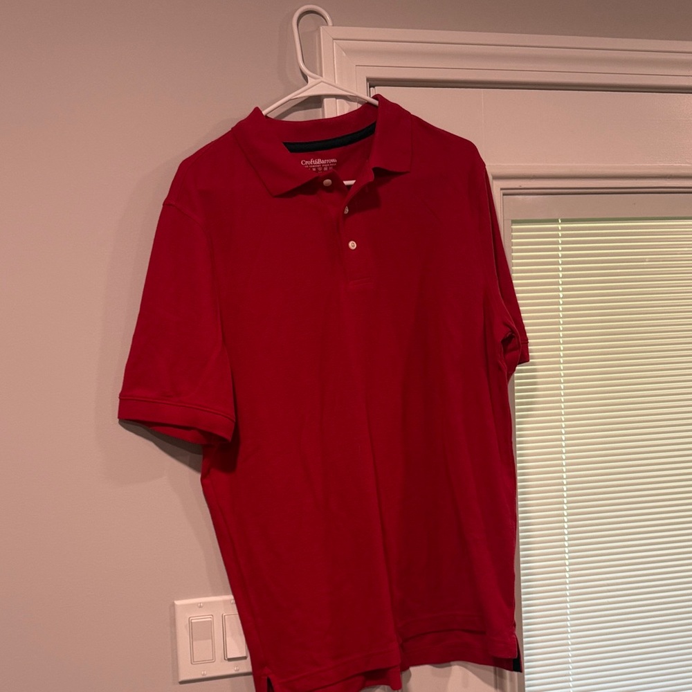 Croft & Barrow Men's Red Polo Shirt